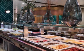 Restaurant Buffet Mestral mit live-küche