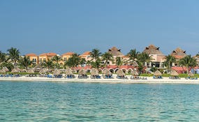 Hotel's beach (Caribbean sea)